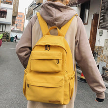 Load image into Gallery viewer, DCIMOR New Waterproof Nylon Backpack for Women Multi Pocket Travel Backpacks Female School Bag for Teenage Girls Book Mochilas