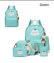 Load image into Gallery viewer, 2019 New Fashion Nylon Backpack Schoolbags School For Girl Teenagers Casual Children Travel Bags Rucksack Cute Cloud Printing